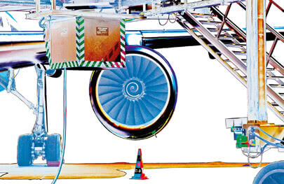 Galerie (Textur, Tapete mit Glasdruck)